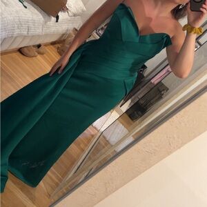 Terani Couture 241P2008 Long Formal Dress - Hunter Green